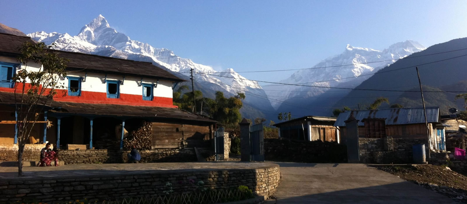 Ghale  Gaun  Trek Terrain Nepal 